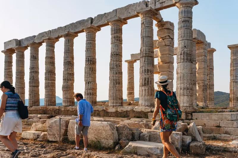 Excursion d'une demi-journée au Cap Sounion et au temple de Poséidon au départ d'Athènes